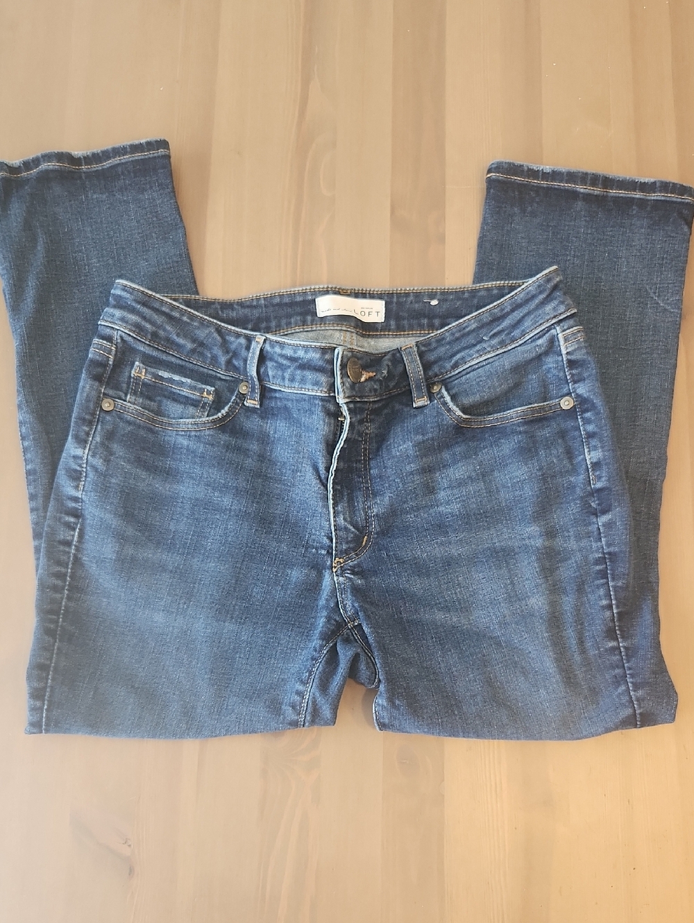 LOFT Women's Curvy Kick Drop Jeans